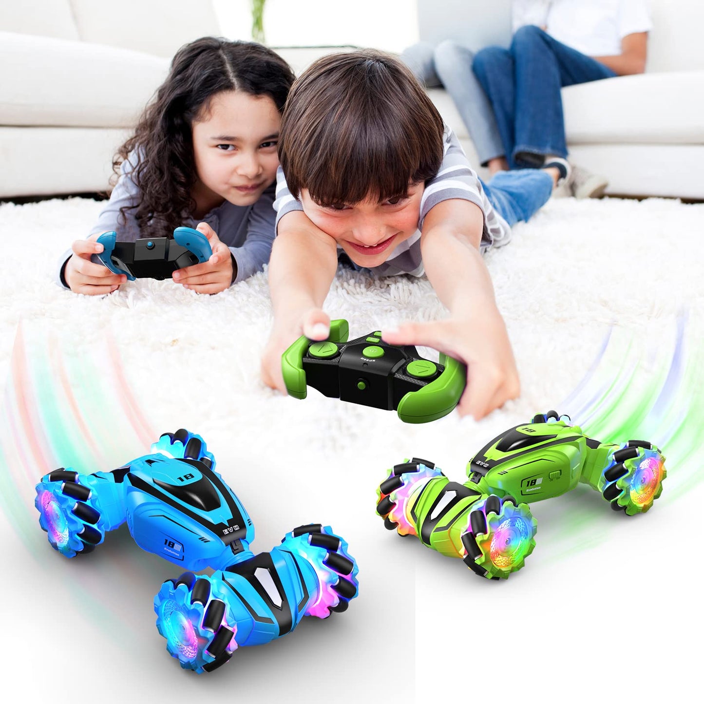 🎁Tolles Geschenk & Großer Ausverkauf🔥Gestengesteuertes RC-Stuntauto mit Licht & Musik