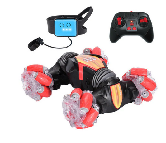 🎁Great gift & Big sale🔥Gesture Sensing RC Stunt Car With Light & Music